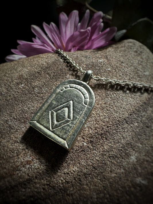 Aztec Arch Pendant Necklace