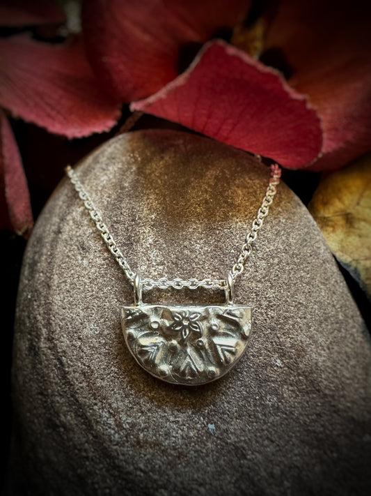 One of a Kind Mandala (B) Pendant Necklace