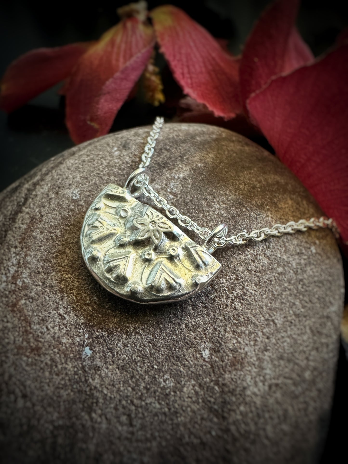 One of a Kind Mandala (B) Pendant Necklace