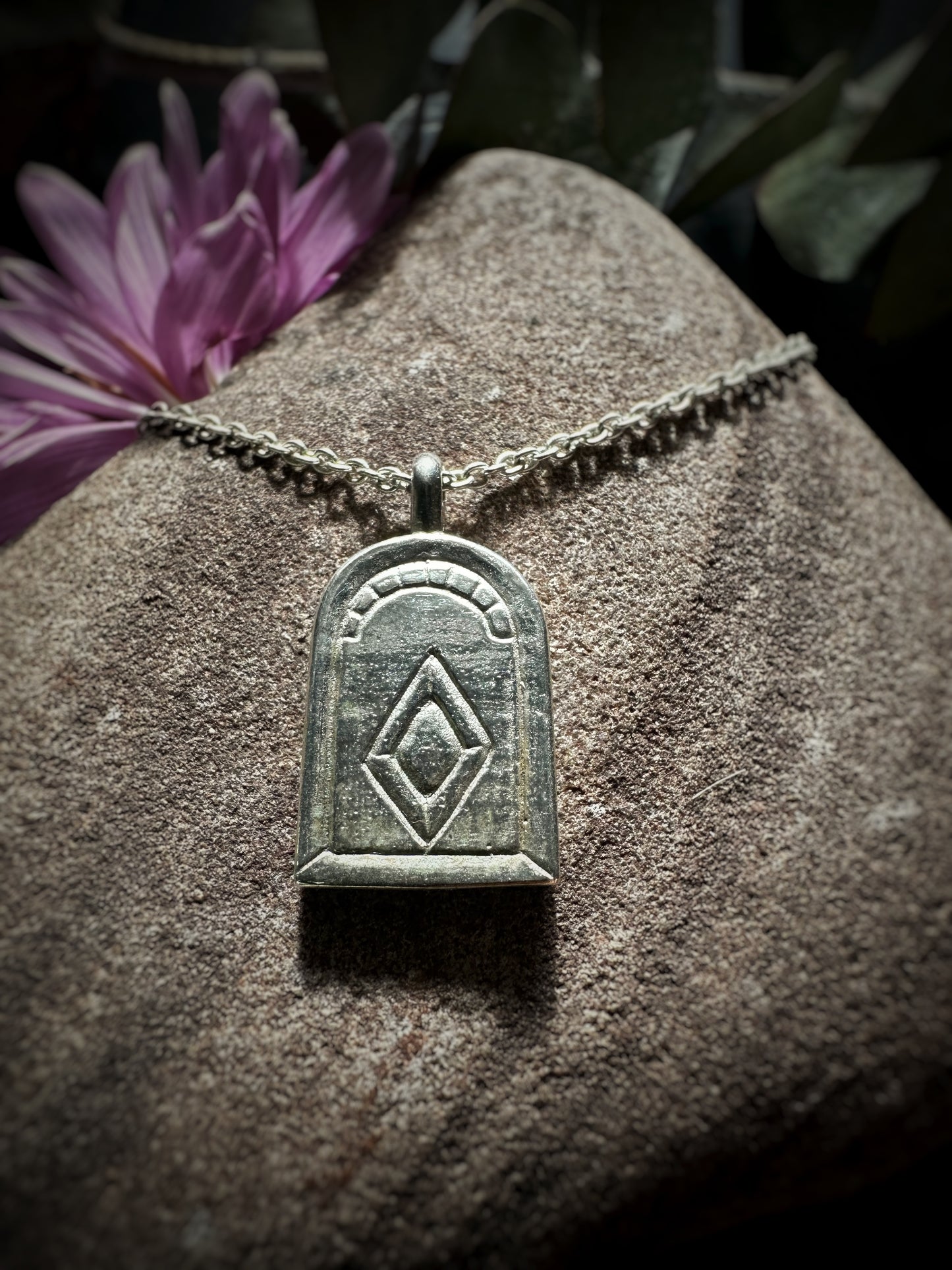 Aztec Arch Pendant Necklace