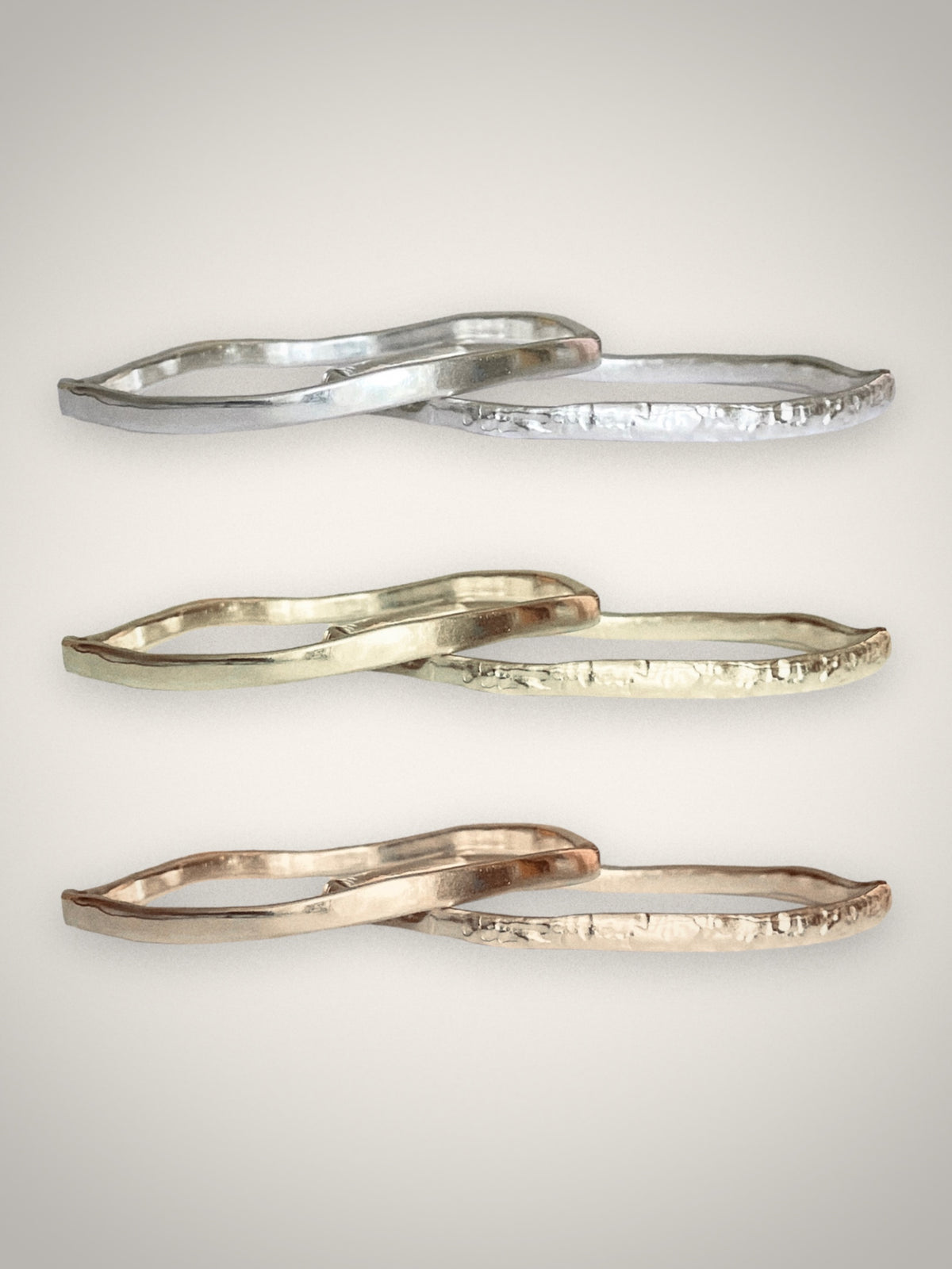 Wavey Bangles Set