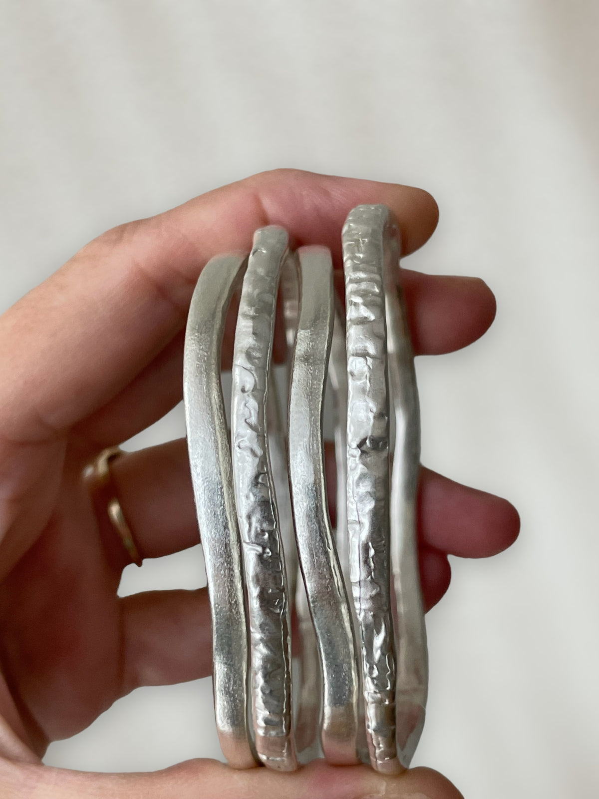 Wavey Bangles Set